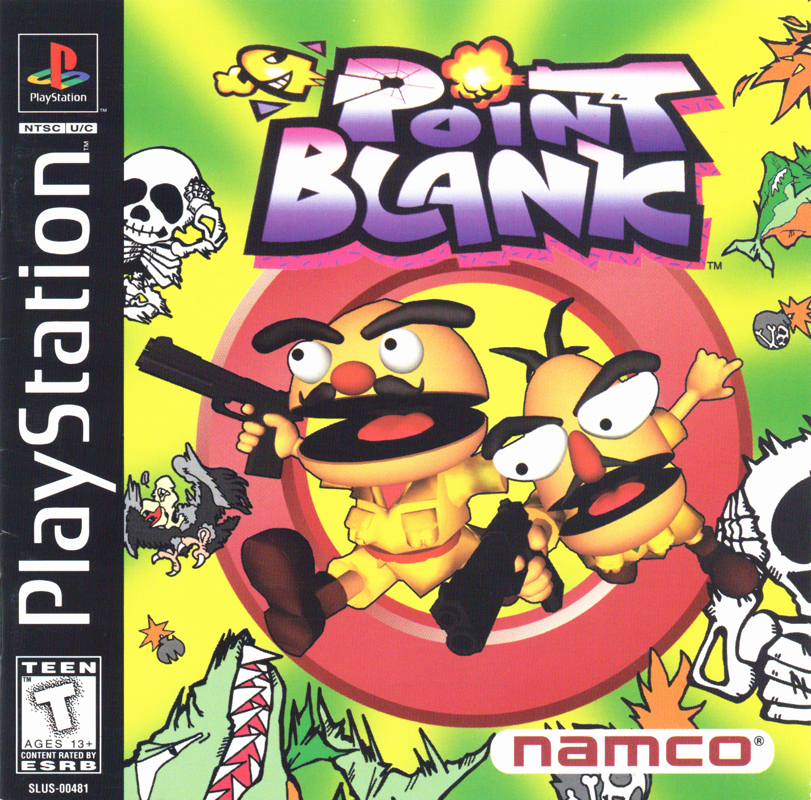 Point Blank box art for Playstation